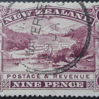 New Zealand 1898 Nine Pence SG 256 used