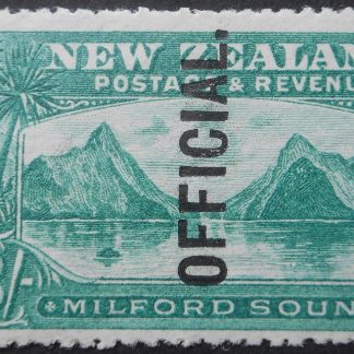 New Zealand 1907 Two Shillings OFFICIAL SG O66 mint