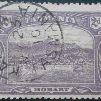 Tasmania 1910 Two Pence with a KAROOLA postmark