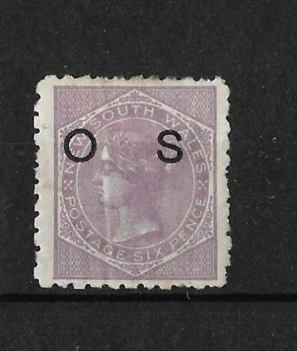 New South Wales 1879 QV Six Pence Official SG O8a mint