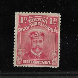 Rhodesia Admiral One Penny (Rose Red) perf 15 SG 204 unmounted mint