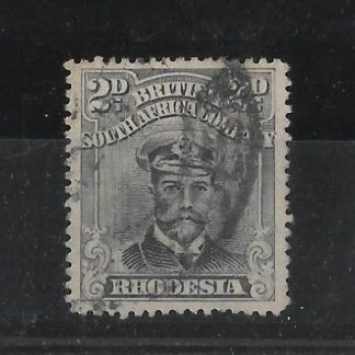 Rhodesia Admiral Die IIIB Two Pence perf 15 SG 279c good used