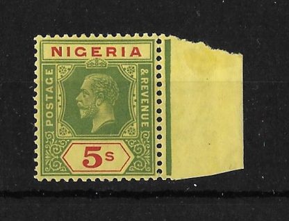 Nigeria 1921 GV Five Shillings SG 28a mint