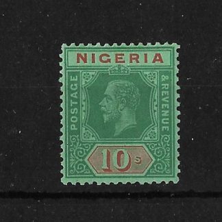 Nigeria 1921 GV Ten Shillings SG 29a mint