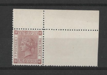 Great Britain 1879 QV Perkins Bacon Essay Two Pence corner marginal unmounted mint