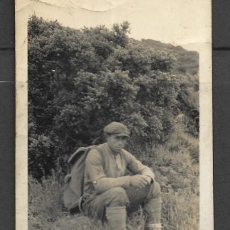 Tristan Da Cunha 1937 Norwegian Scientific Expedition photograph with cancels on back