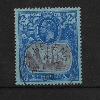 St Helena 1922 GV Two Shillings SG 108 fine used
