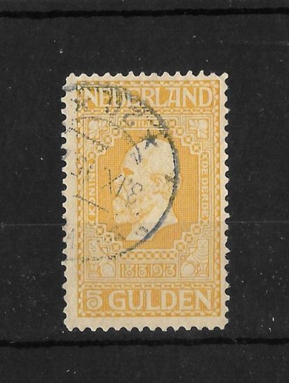 Netherlands 1913 Five Guilder SG 224 fine used