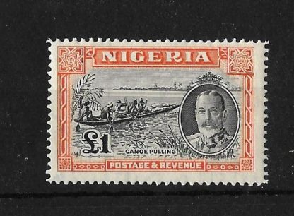 Nigeria 1936 GV One Pound SG 45 unmounted mint