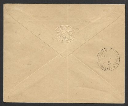 Falkland Islands 1926 HMOS Afterglow cover to Somerset England - Image 2