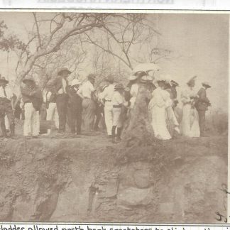 Northern Rhodesia 1905 real photo postcard of the viewing point dated 12th Sept 1905