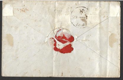Great Britain 1840 QV Penny Black on cover with Cleveland St cancel dated Nov 1840 - Image 2
