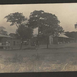 Northern Rhodesia 1923 real photographic postcard of the Main Street at Broken Hill