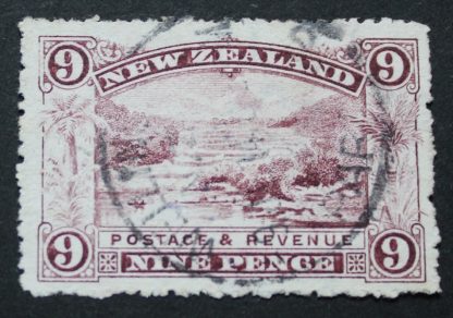 New Zealand 1906 Nine Pence SG 326 used
