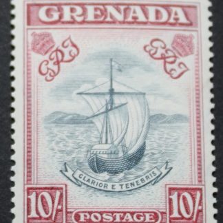 Grenada 1943 GVI Ten Shillings p14 SG 163e mint