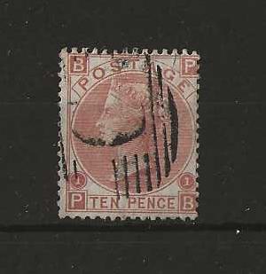 British Post Offices in Constantinople 1867 QV Ten Pence SG Z110 fine used