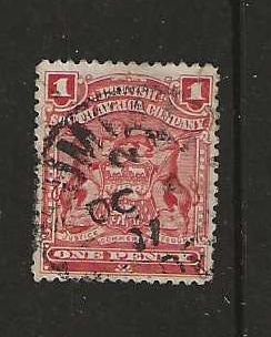 Rhodesia 1898 One Penny with an Umtali (SC) postmark with code 2 sideways