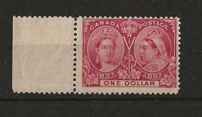 Canada QV 1897 Jubilee One Dollar marginal SG 136 unmounted mint