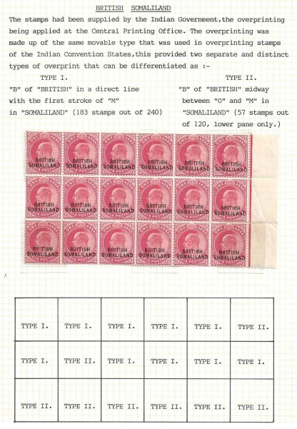 Somaliland Protectorate 1903 EVII One Anna marginal block SG 26 unmounted mint - Image 3
