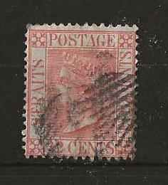 Malaya/Straits Settlements 1867 QV Thirty Two Cents SG 18 good used