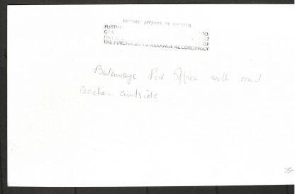 Rhodesia photograph with Archives cachet of Bulawayo Post Office with mail carts outside - Image 2