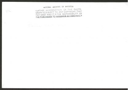 Rhodesia photograph with Archives cachet of Manica Road 1930s - Image 2