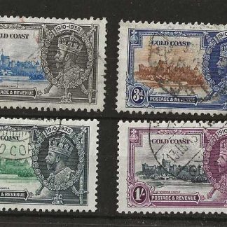 Gold Coast 1935 GV Silver Jubilee set SG 113/116 used