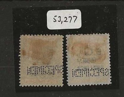 BCA/Nyasaland 1892 QV Three and Four Shillings BCA overprint and perfed SPECIMEN SG 18/19 mint - Image 2