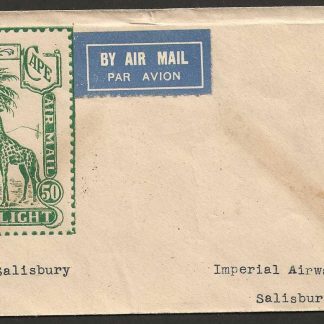 GB Imperial Airways 1931 First Flight cover from London to Salisbury private issue