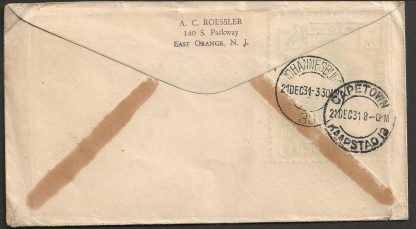 GB Imperial Airways 1931 First Flight cover from London to Cape Town private issue - Image 2