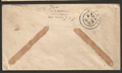 GB Imperial Airways 1931 First Flight cover from London to Moshi private issue - Image 2