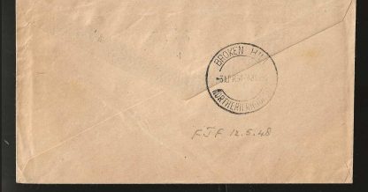 Northern Rhodesia 1934 cover with Royal Tour special cachet to South Africa - Image 2