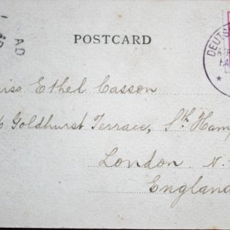 Aden 1902 postcard with DEUTSCHE SEEPOST East Africa Line and Aden postmark